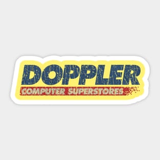 Doppler Computer Superstores 1993 Sticker